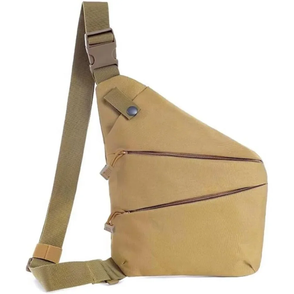 Anti-Theft Crossbody Sling Bag Unisex Nylon Secure Organizer Compact